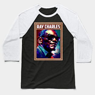 Retro Charles Soul Music Baseball T-Shirt